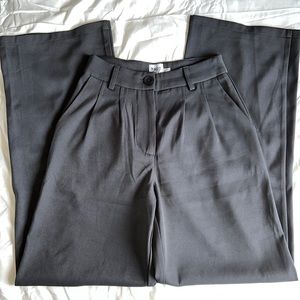 Princess Polly Archer Pants Slate - Grey